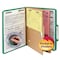 Smead Folder, Classf, Lt, 2Pktdiv, Gn Pk SMD14083 - alternate 1